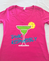 DINK RESPONSIBLY Pickleball Shirt