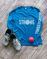 PICKLEBALL STRONG V-Neck Performance Shirt