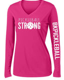 PICKLEBALL STRONG V-Neck Performance Shirt